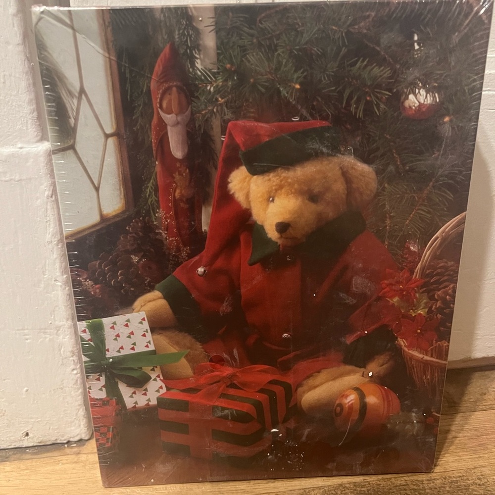 Springbok Merry Beary Christmas Teddy Bear 500 Jigsaw Puzzle Vintage NIB